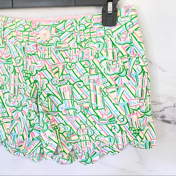 Lilly Pulitzer Buttercup Shorts Resort White Guiding Light 00 - Picture 3 of 6
